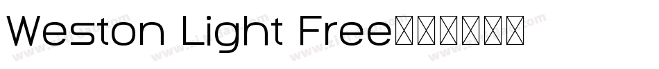 Weston Light Free字体转换